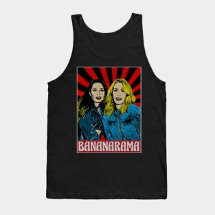 Bananarama Pop Art Fan Art Tank Top